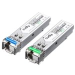Optinis integruojamas keitiklis SFP Cudy SM100GSB-20AB (1,25Gbps, single mode, LC, 20km, A:1310Tx/1550Rx, B:1550Tx/1310Rx)