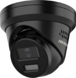 Hikvision dome DS-2CD2343G2-LI2U/SL F2.8 (juoda, 4 MP, 30 m IR+LED, AcuSense)