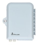 Optinė sieninė dėžutė EX0394 (plastikinė, 2 kabelio įėjimai, 16 išėjimų, kasetė, termofitai, be adapterių)