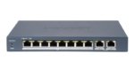 Hikvision 10 prievadų 8 PoE prievadų komutatorius DS-3E0310P-E/M(B)