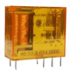 Relė 2 grupė 40 serijos Finder 405280240000 (24V AC, 8A/250VAC)