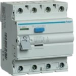 Srovės nuotėkio relė Hager CD425J (A, 25A, 4P, 30mA, 230V)