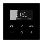 Termostato dangtelis su LCD ekranu JUNG LS1790DSW (juodas)
