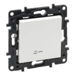 1 klavišo perjungiklis su LED indikacija Legrand Niloe Step 863116 (baltas)