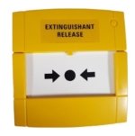 Pavojaus mygtukas (NC/NO, geltonas)