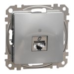 Kompiuterinis lizdas 1×RJ45 Schneider Electric Sedna Design SDD113461S (Cat6, STP, aliuminis)