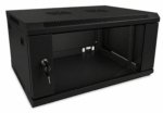 Komutacinė spinta 19'' pakabinama 4U 600x450x279mm (Juoda, surinkta, IP20) AWM2-6404