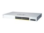 24 prievadų komutatorius Cisco CBS220-24P-4G-EU (Valdomas, 24x1Gb PoE, 4xSFP, L2, 256Gbps)
