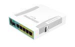 Maršrutizatorius 5 prievadų MikroTik hEX PoE RB960PGS-PB