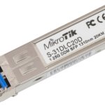 Optinis integruojamas keitiklis MikroTik S-31DLC20D (SFP, 1.25Gbps, SM, 20km, 1310nm)