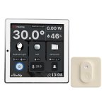 Išmanių namų valdymo ekranas Shelly Wall Display H and T (baltas, 4", Wi-Fi, Bluetooth, 5A relė)