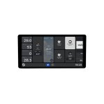 Išmanių namų valdymo ekranas Shelly X2i (juodas, 6.9", Wi-Fi, Bluetooth, 5A relė)