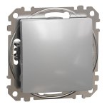 1 klavišo jungiklis Schneider Sedna Design SDD113111 (aliuminis)