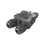Jungtis hermetiška laidams 3polių, 250V, 16A, 0,5-2,5mm IP68 Eurolight