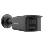 Hikvision Bullet DS-2CD2T87G3P-LIS2UY/SL F2.8 (Juoda, 180°, 8MP, IR + LED 40m, ColorVu 3.0)