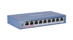 9 prievadų, 8 PoE komutatorius Hikvision DS-3E0109P-E(C)