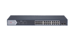 26 prievadų, 24 PoE prievadų komutatorius Hikvision DS-3E1526P-SI