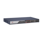 18 prievadų, 16 PoE komutatorius Hikvision DS-3E0318P-E(C)