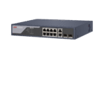 10 prievadų, 8 PoE prievadų komutatorius Hik-vision DS-3E1310P-SIV2