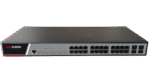 Komutatorius 28 prievadų Hikvision DS-3E2528 (24xPoE 1000Mbps, 4xSFP, L2 valdomas, VLAN, RSTP)
