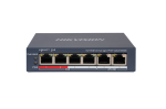 Komutatorius 6 prievadų Hikvision DS-3E0106P-E/M(B)