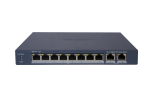 10 prievadų, 8 PoE prievadų komutatorius Hik-vision DS-3E1510P-EI/M
