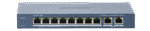 Hikvision 10 prievadų 8 PoE prievadų komutatorius DS-3E0310HP-E(C)