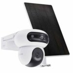 EZVIZ CS-HB90/SP lauko akumuliatorinė dviguba kamera (2x4MP, 10400mAh, Su saulės panele)