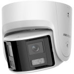 Hikvision dome DS-2CD2347G2P-LSU/SL(C) F2.8 (balta, 4 MP, 30 m. LED; ColorVu, panoraminė 180°)