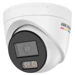 Hikvision dome DS-2CD1347G3H-LIU F2.8 (balta, 4 MP, ColorVu, 30 m. IR, 30 m. LED, Hybrid light, PoE)