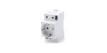 Kištukinis lizdas ant DIN bėgelio su įžeminimu Pawbol M.06-16A/250V-S