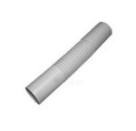 Vamzdelio U-32mm lanksti jungtis, pilka (100)