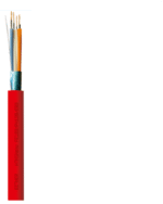Gaisrinis ekranuotas behalogeninis kabelis Bitner HTKSHekw 2x1,0mm