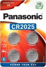 Baterija Panasonic Lithium CR2025 (4 vnt.)