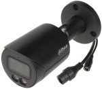 Dahua Bullet IPC-HFW2849S-S-IL-0280B-BLACK F2.8 (Juoda, 8MP, ~104°, IR+balta šviesa 30m, IP67)