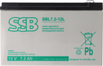 Akumuliatorius (AGM) SSB SBL (7.2Ah, 12V, F2, VRLA)