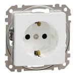 Kištukinis lizdas su įžeminimu ir apsauga nuo vaikų Schneider Electric Sedna Design SDD111022