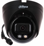 Dahua Dome IPC-HDW1439V-A-IL-0280B (juoda, 4 MP, F2.8, 30m IR + šviesa, IP67)