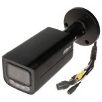 IP kamera Dahua Bullet IPC-HFW2849T-AS-IL-0360B (Juoda, 8MP 4K, 3.6mm 87°, IR + LED 30m, IP67, PoE)