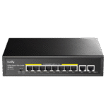10 prievadų komutatorius CUDY GS1010PE (Nevaldomas, PoE)