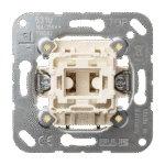 1 kl. mygtuko mechanizmas JUNG 531U (10A/250V)
