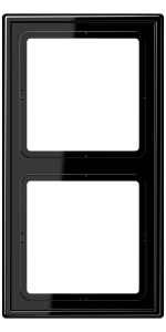 2 v. rėmelis LS990 JUNG LS982SW (juodas)