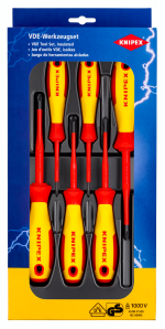 Atsuktuvų rinkinys Knipex 00 20 12 V03 (6 vnt., 1000V)
