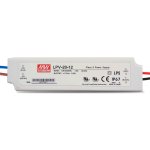 Impulsinis maitinimo šaltinis LED 12V 20W 1.67A IP67, Mean well, LPV-20-12
