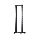 19'' 37U Atviras rėmas viengubas 550x600 (juodas)