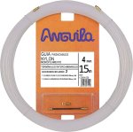 Kabelio pratraukėjas nailoninis (15m, 4mm, baltas, nailonas)