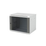 Komutacinė pakabinama spinta 19" 6U 600x450x368mm (surinkta)