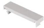 Aklė RJ45 keystone lizdui (1/1 50x25mm, montuojama į apdailą)