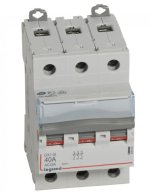 Kirtiklis RX3 MCB Legrand 406460 (C, 400V, 3P, 40A)
