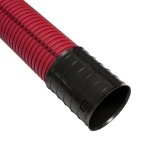 Raudonas gofruotas vamzdis D160 / d135 su viela Pipelife (be halogenų, 750N/5cm, 6m)